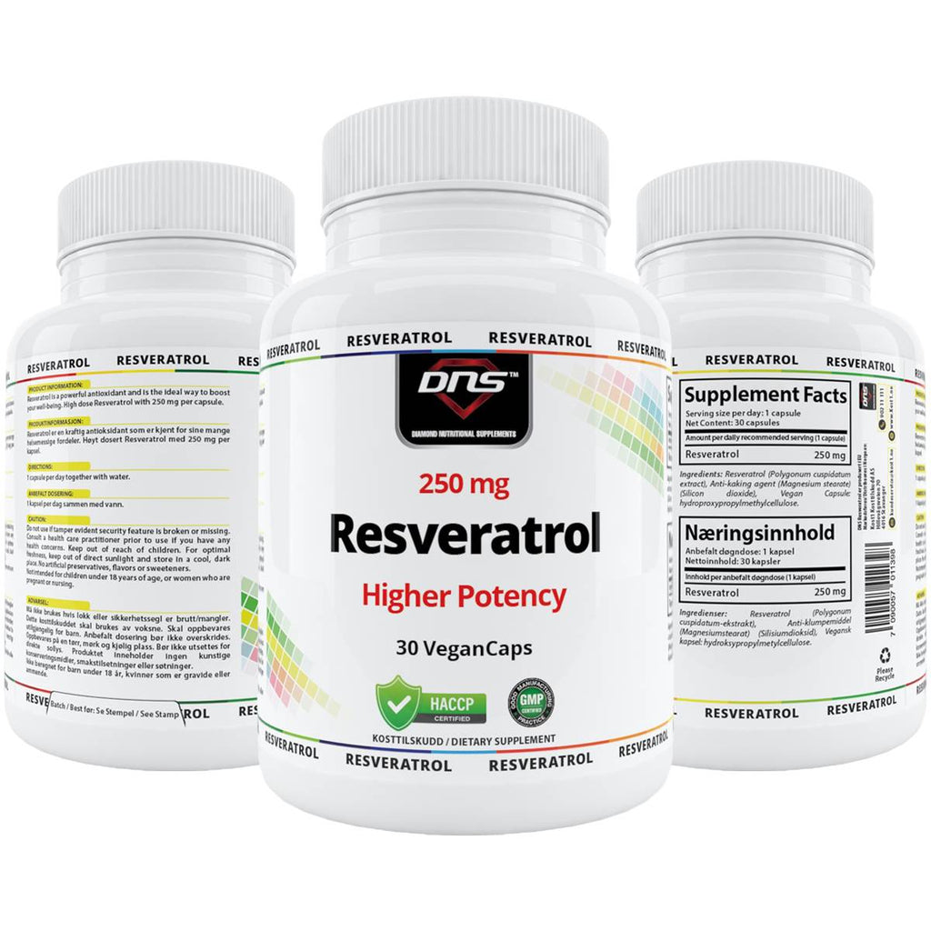3 bokser med Resveratrol fra DNS