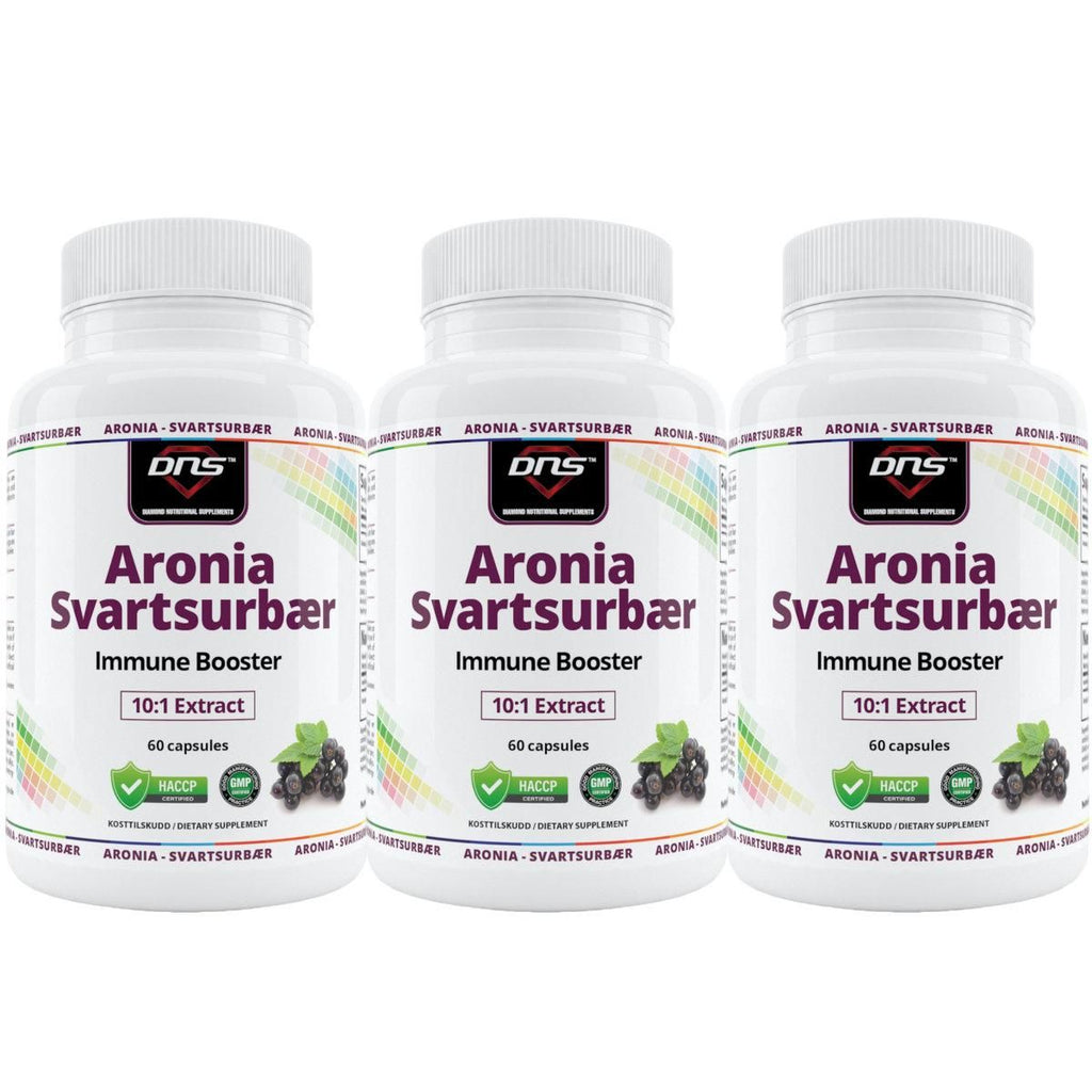 DNS Aronia Svartsurbær Immune Booster 60 kapsler-Highwhey.no