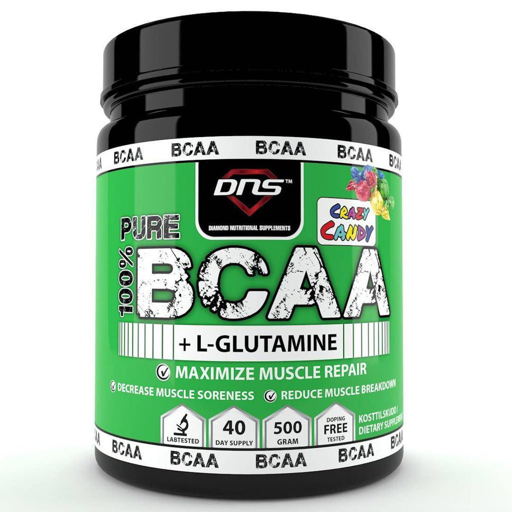 DNS BCAA + L-Glutamine Crazy Candy 500 gram-Highwhey.no