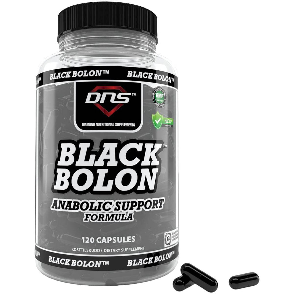 Bilde av 1 boks med dns black bolon anabolic support testobooster