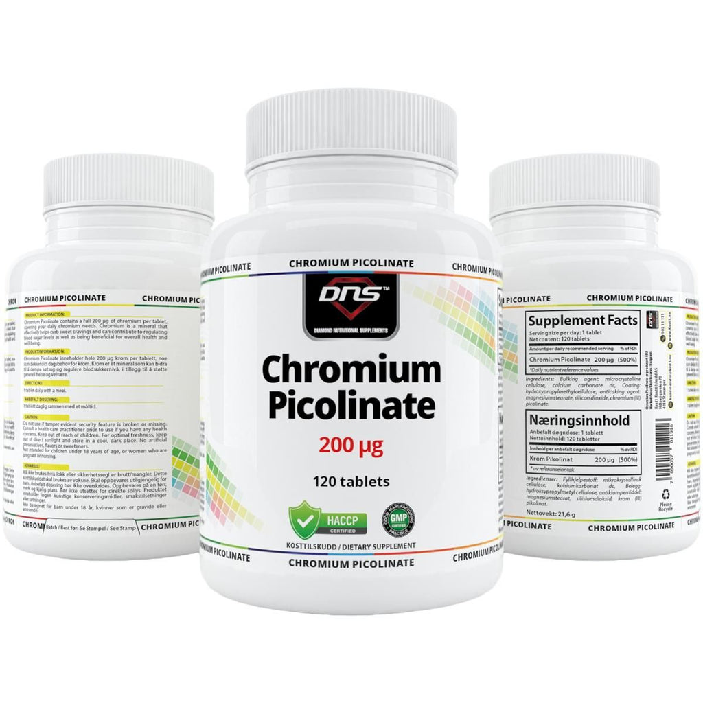 DNS Chromium Picolinate 120 tabletter-Highwhey.no