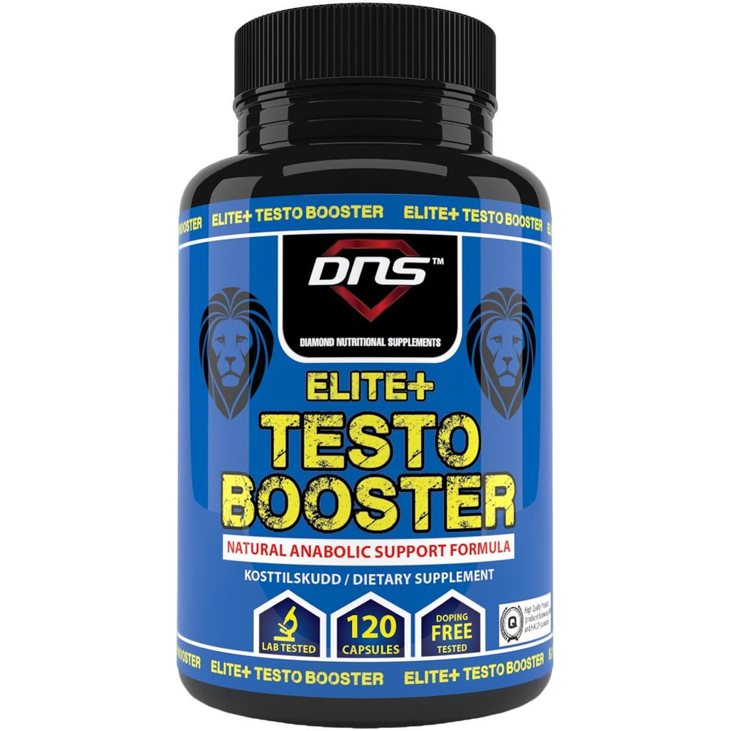 Bilde av en boks med DNS Elite Testo Booster