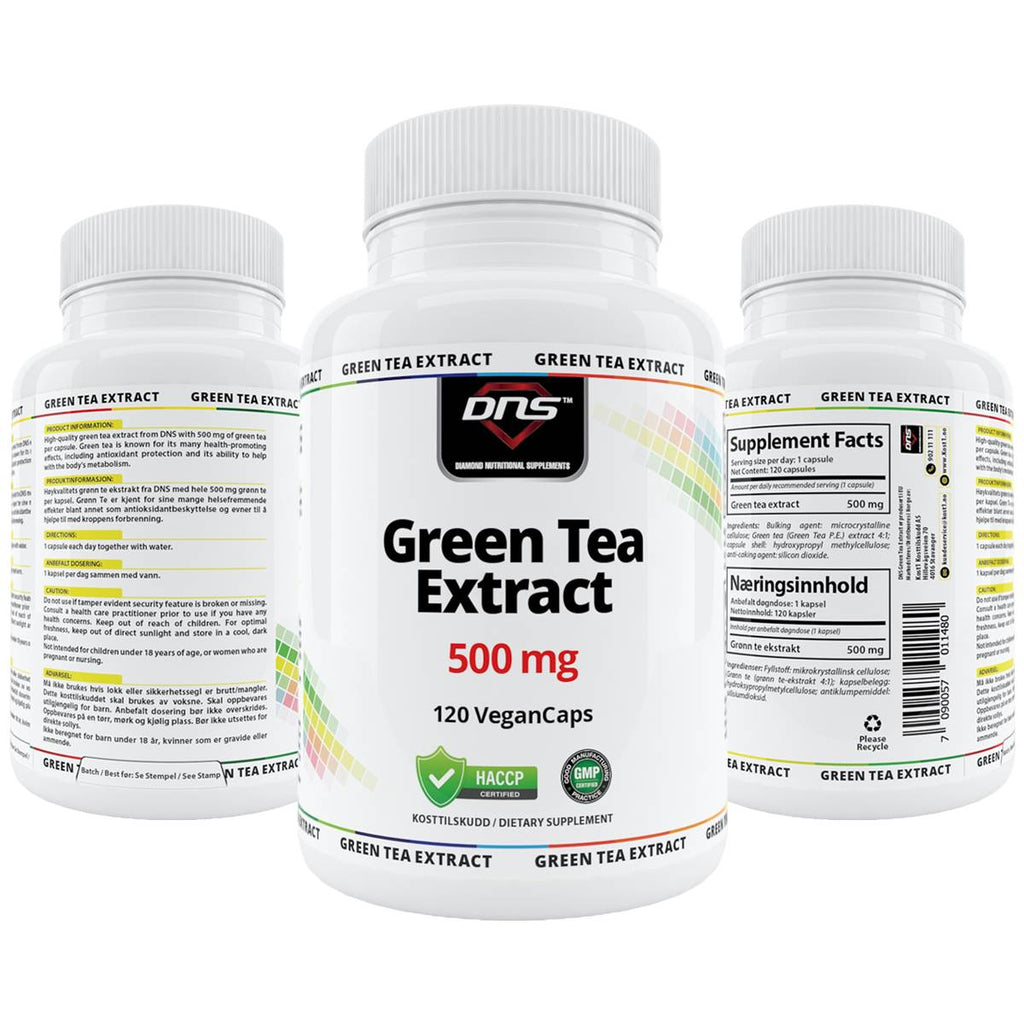 DNS Green Tea Extract - Potent Grønn Te Ekstrakt 120 kapsler-Highwhey.no