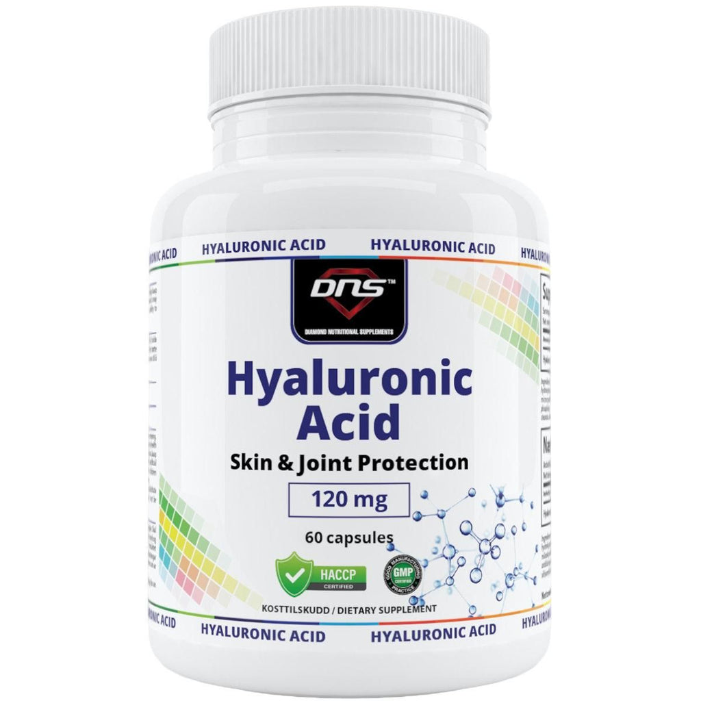 DNS Hyaluronsyre - Hyaluronic Acid Skin & Joint Protection 60 kapsler-Highwhey.no