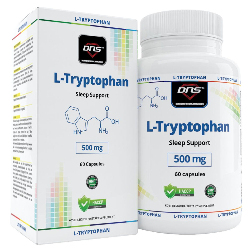 DNS L-Tryptophan Sleep Support 500 mg 60 kapsler-Highwhey.no