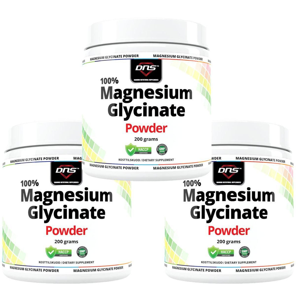 DNS Magnesium Glycinate Powder 200 gram-Highwhey.no