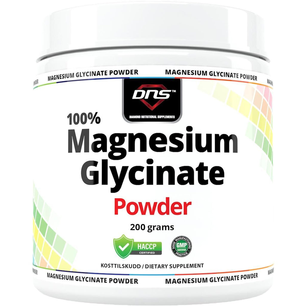 DNS Magnesium Glycinate Powder 200 gram-Highwhey.no