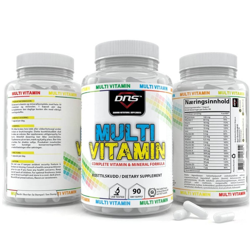 DNS Multivitamin 90 kapsler-Highwhey.no