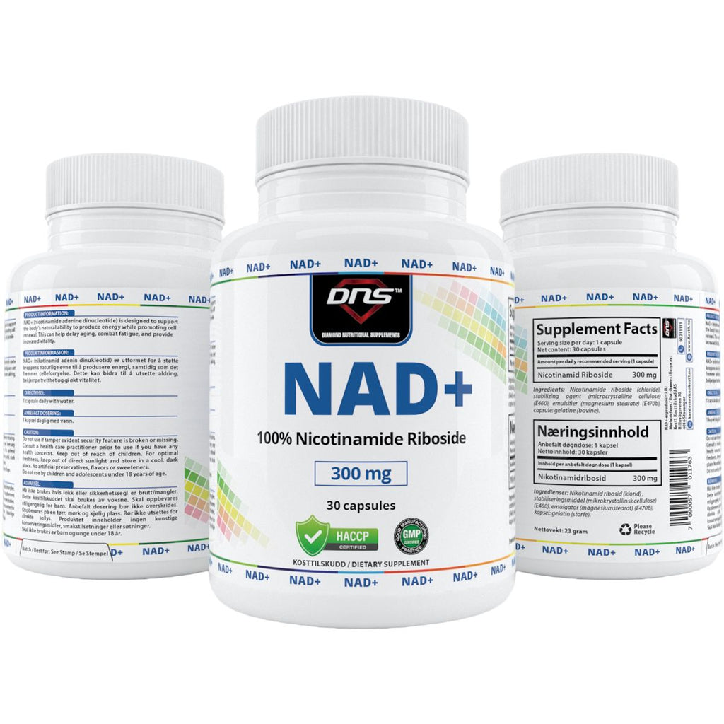 DNS NAD+ 300 mg 30 kapsler-Highwhey.no