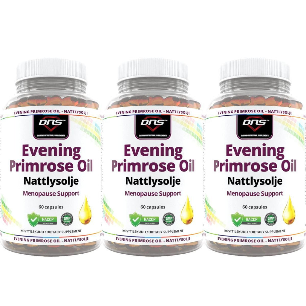 DNS Nattlysolje Evening Primrose Oil 1000 mg 60 kapsler-Highwhey.no