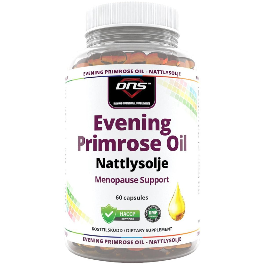 DNS Nattlysolje Evening Primrose Oil 1000 mg 60 kapsler-Highwhey.no