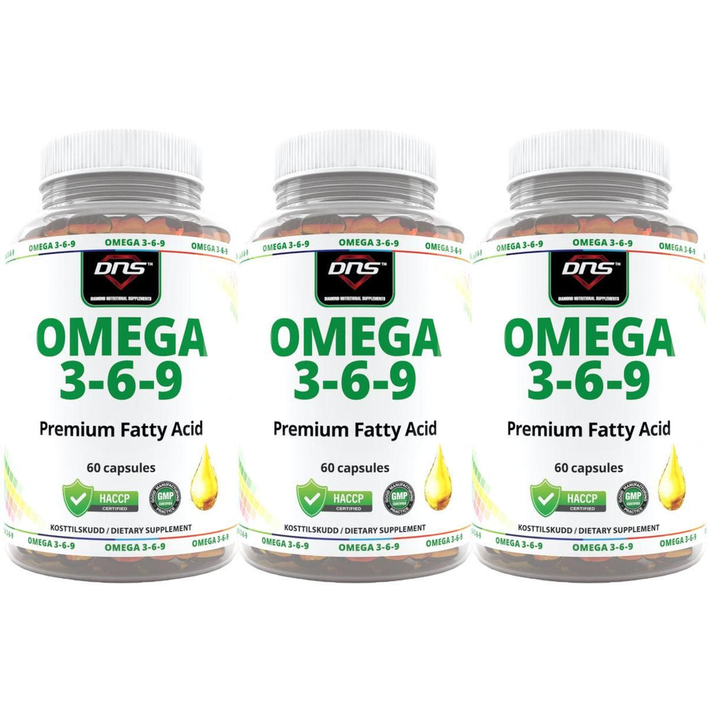 DNS Omega 3-6-9 Premium Fatty Acid 60 kapsler-Highwhey.no