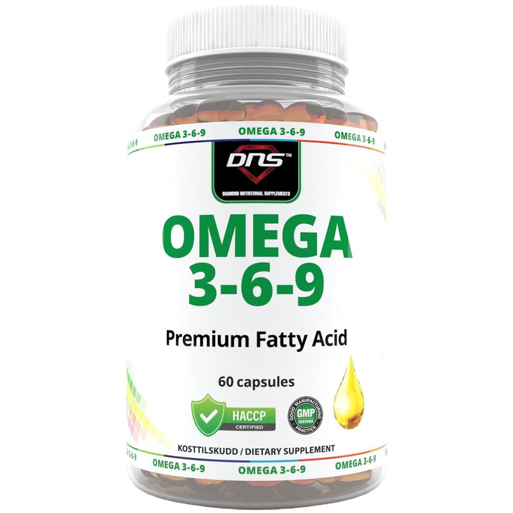 DNS Omega 3-6-9 Premium Fatty Acid 60 kapsler-Highwhey.no