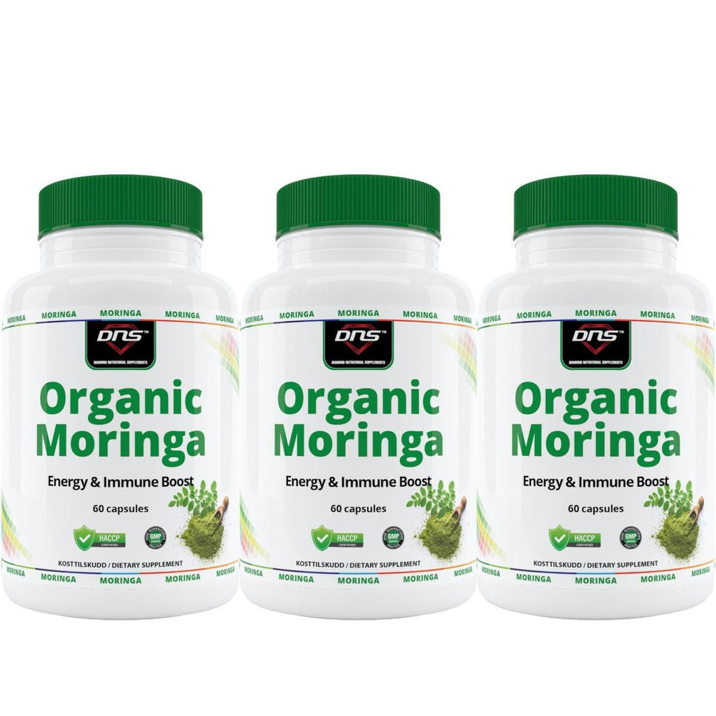 DNS Organic Moringa - Energy & Immune Boost 60 kapsler-Highwhey.no