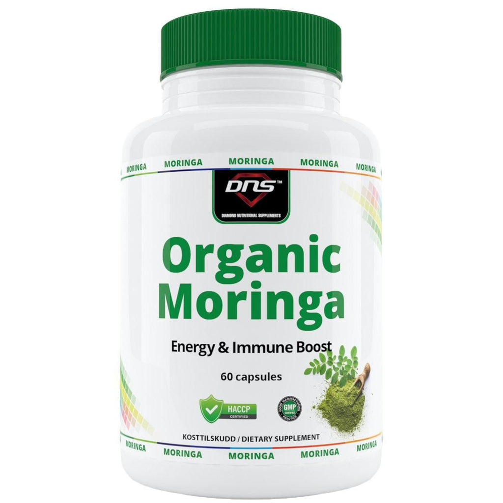 DNS Organic Moringa - Energy & Immune Boost 60 kapsler-Highwhey.no
