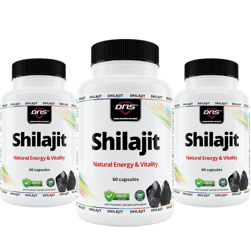 DNS Shilajit - Natural Energy & Vitality 60 kapsler-Highwhey.no
