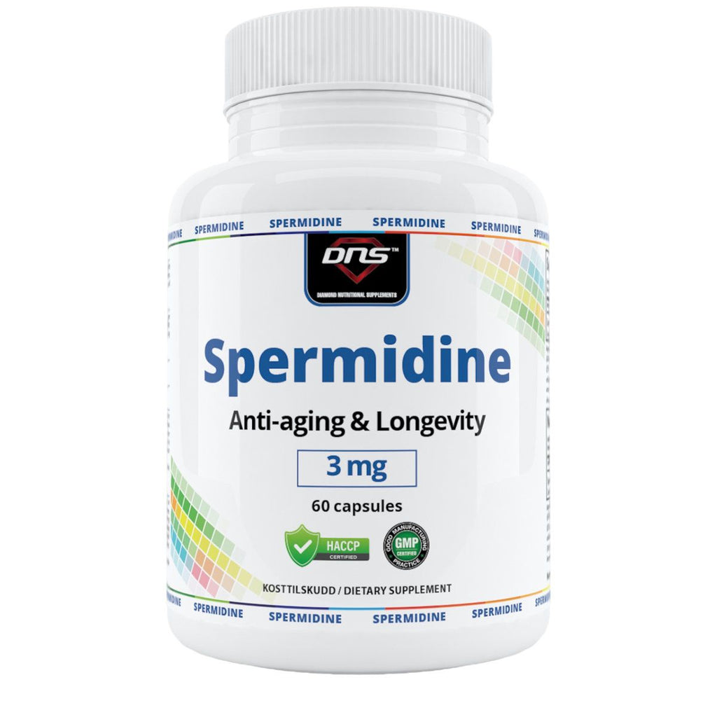 DNS Spermidine Anti-aging & Longevity 3 mg 60 kapsler-Highwhey.no