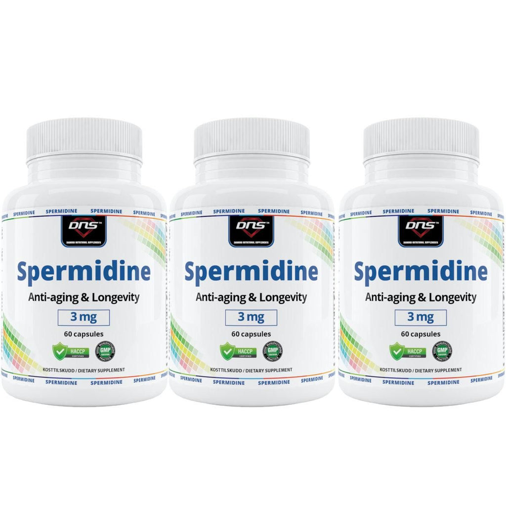 DNS Spermidine Anti-aging & Longevity 3 mg 60 kapsler-Highwhey.no
