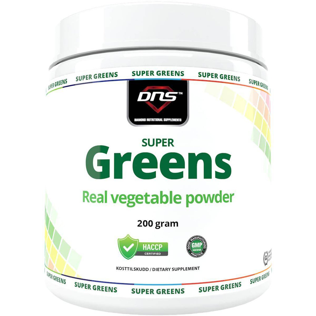 DNS Super Greens 100% Naturlig Grønnsakspulver 200 gram-Highwhey.no