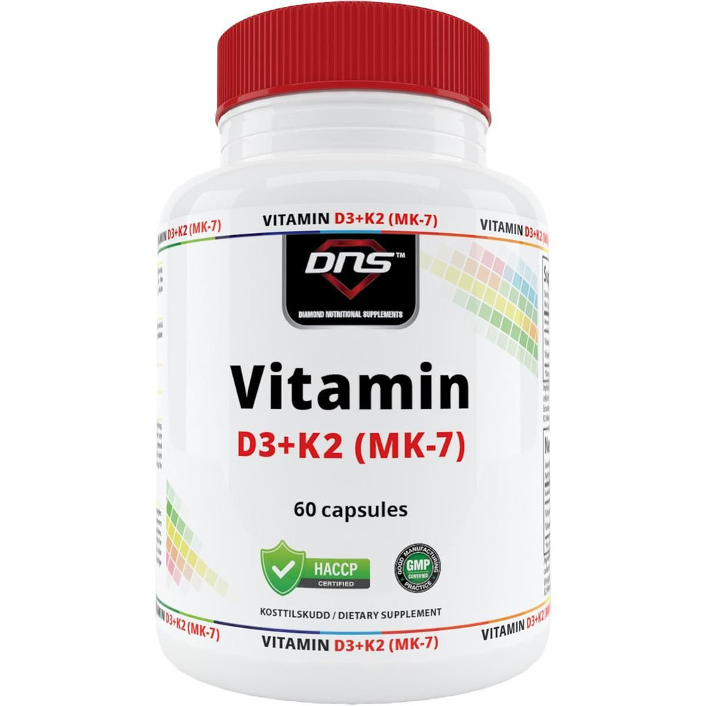 DNS Vitamin D3 + K2 (MK-7) 60 kapsler-Highwhey.no