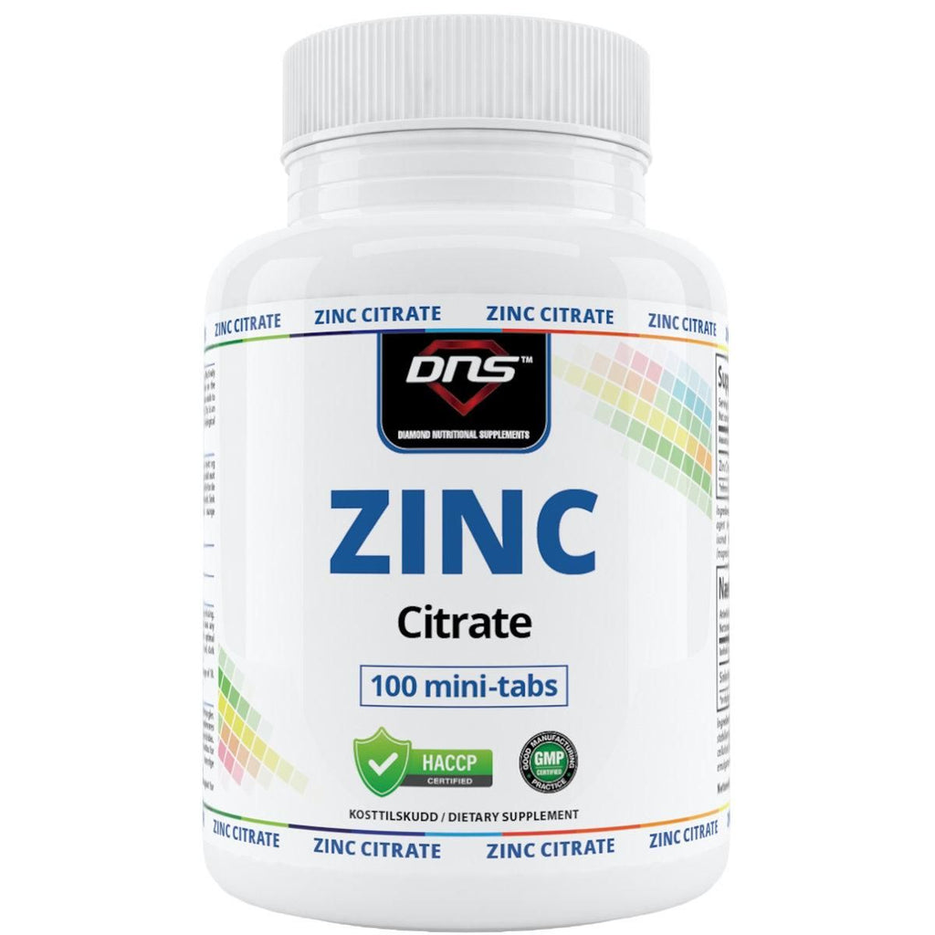 DNS Zinc Citrate 100 tabletter-Highwhey.no
