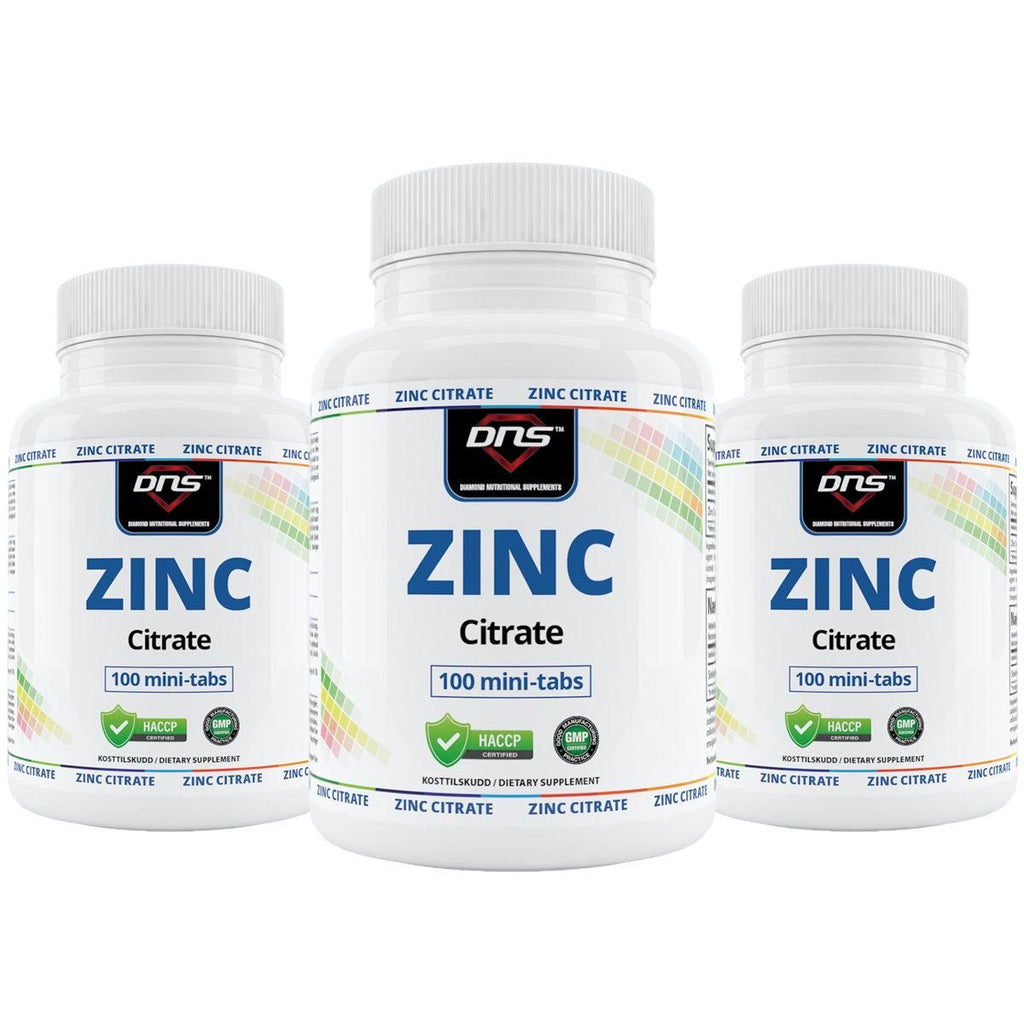 DNS Zinc Citrate 100 tabletter-Highwhey.no