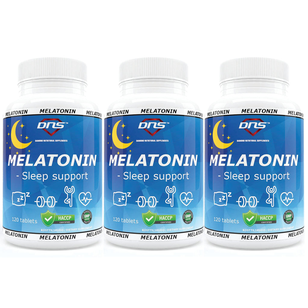 DNS Melatonin Sleep Support 120 tabletter-Highwhey.no