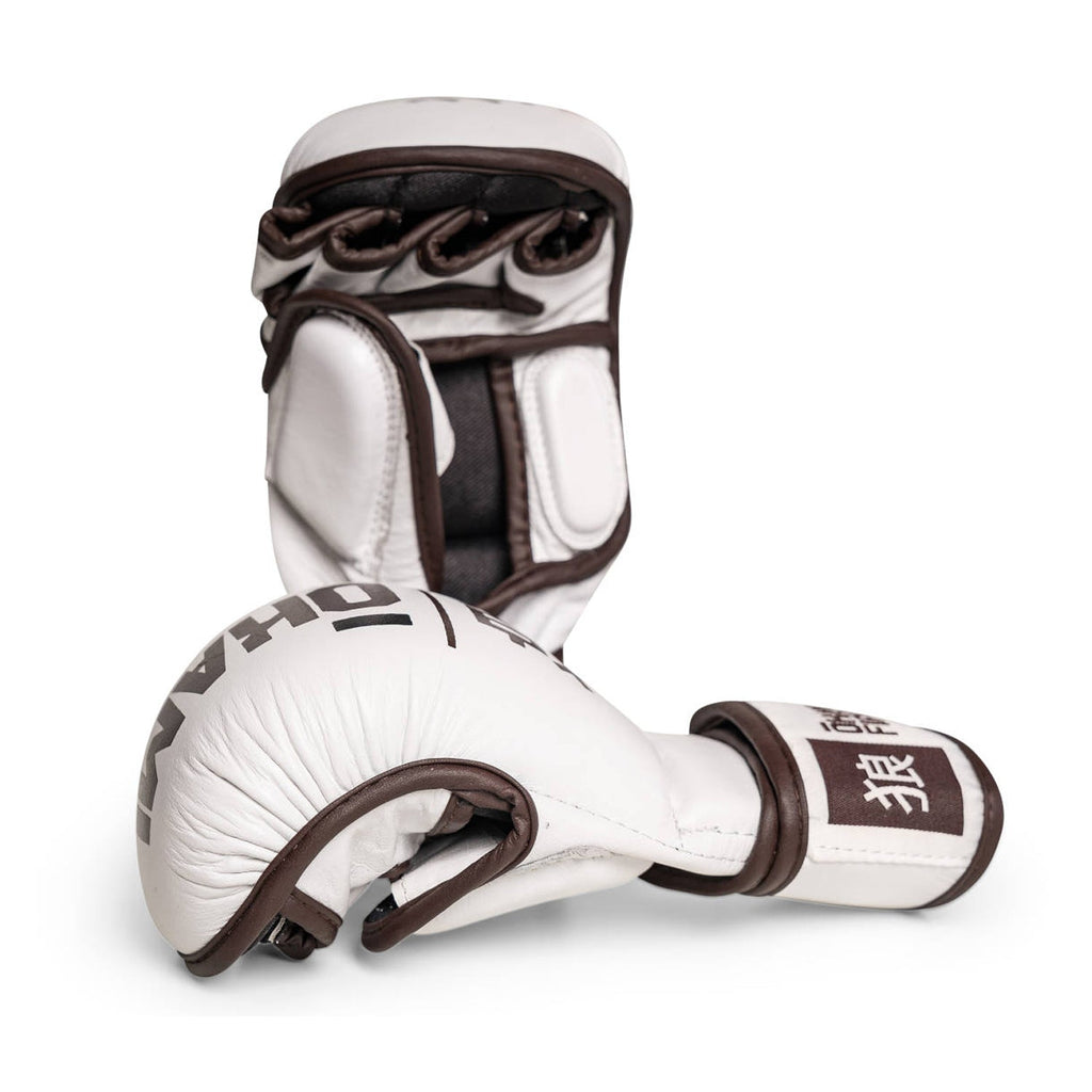 OKAMI Hi-Pro MMA Sparringshansker - Hvite-Highwhey.no