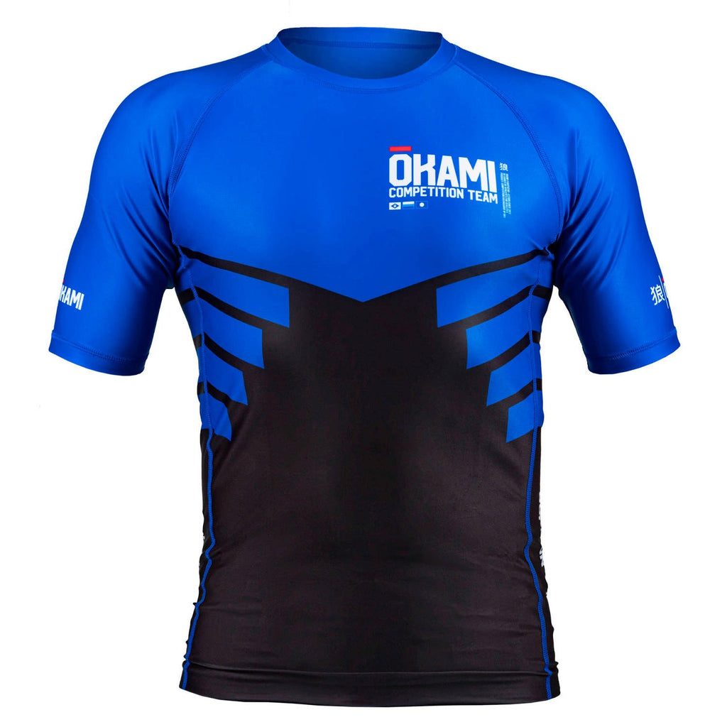 Okami Ranked Competition Team Rashguard Blå-Highwhey.no