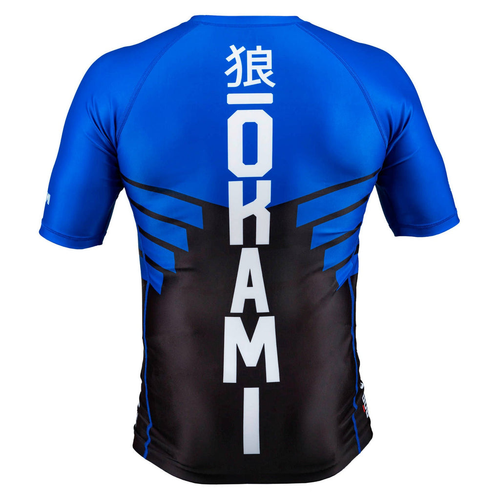 Okami Ranked Competition Team Rashguard Blå-Highwhey.no