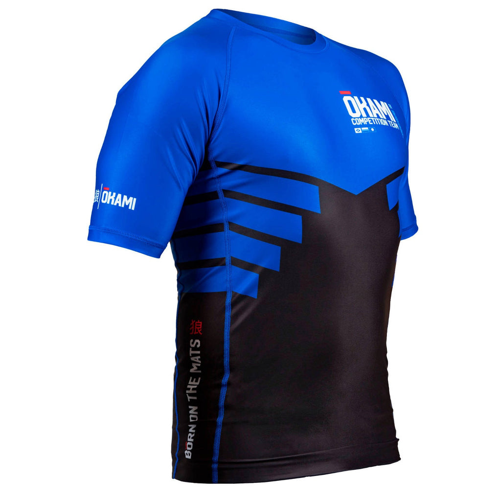 Okami Ranked Competition Team Rashguard Blå-Highwhey.no