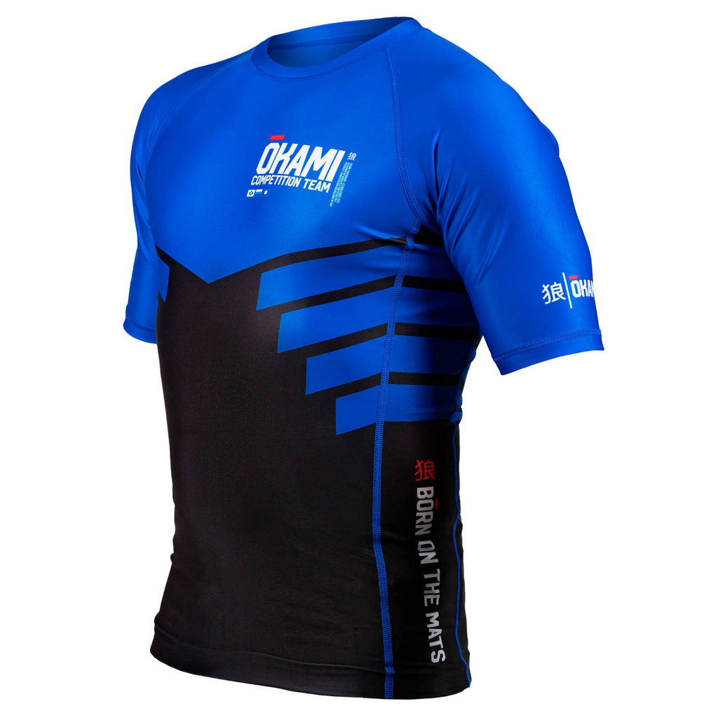 Okami Ranked Competition Team Rashguard Blå-Highwhey.no