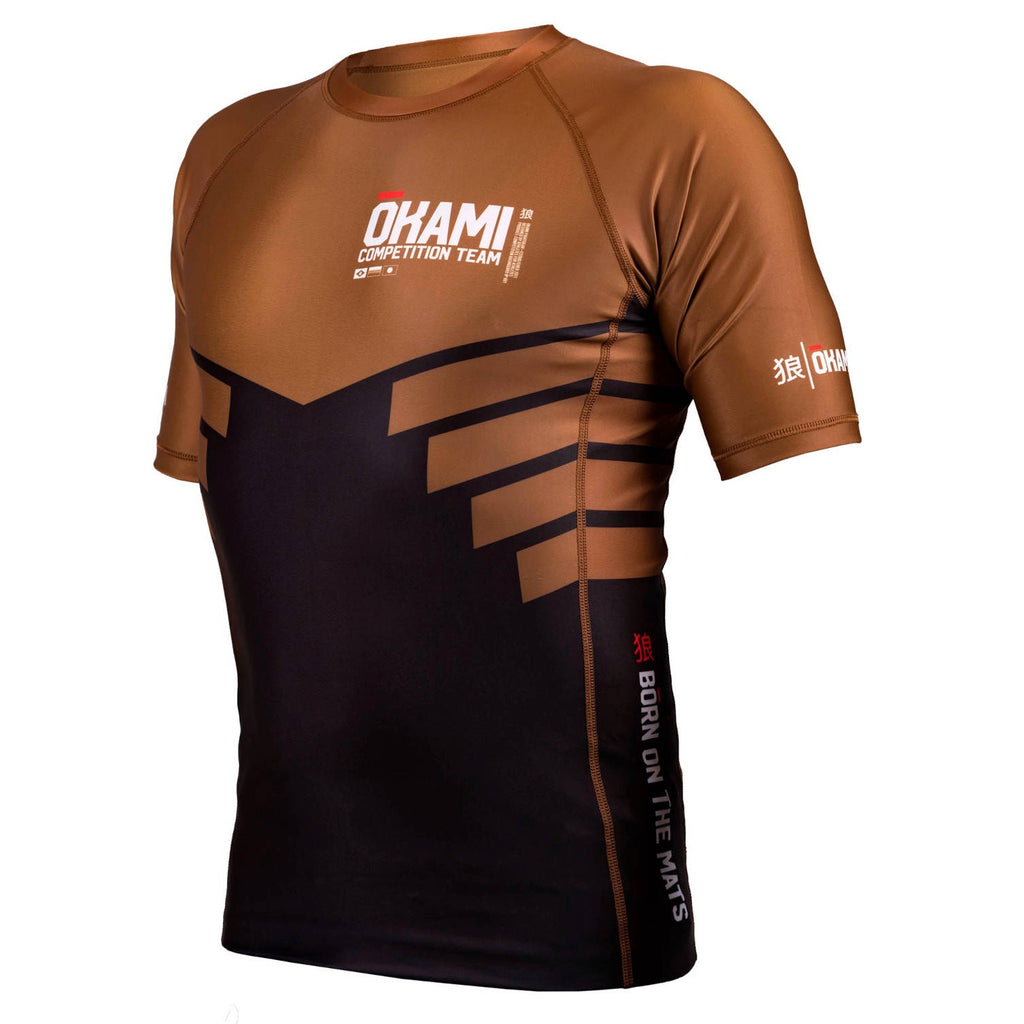 Okami Ranked Competition Team Rashguard Brun-Highwhey.no