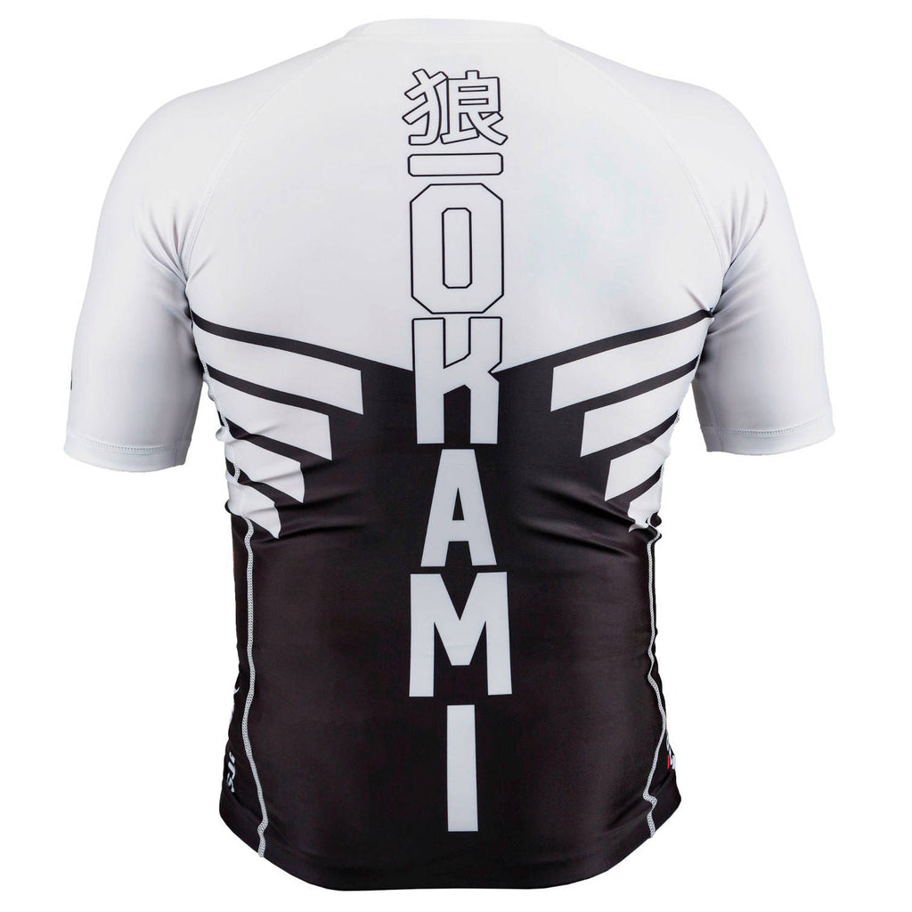 Okami Ranked Competition Team Rashguard Hvit-Highwhey.no