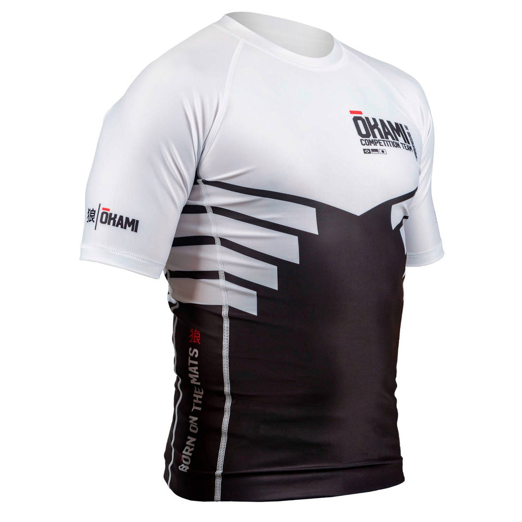 Okami Ranked Competition Team Rashguard Hvit-Highwhey.no