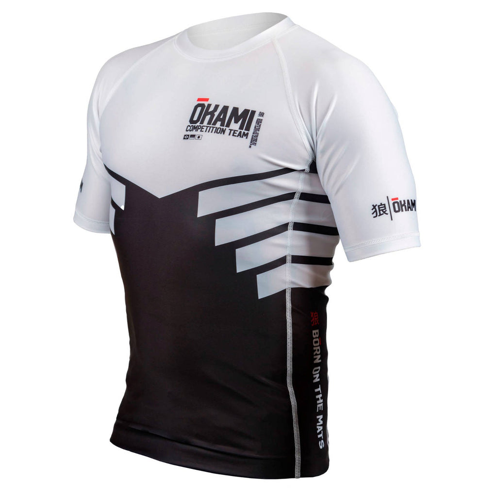 Okami Ranked Competition Team Rashguard Hvit-Highwhey.no