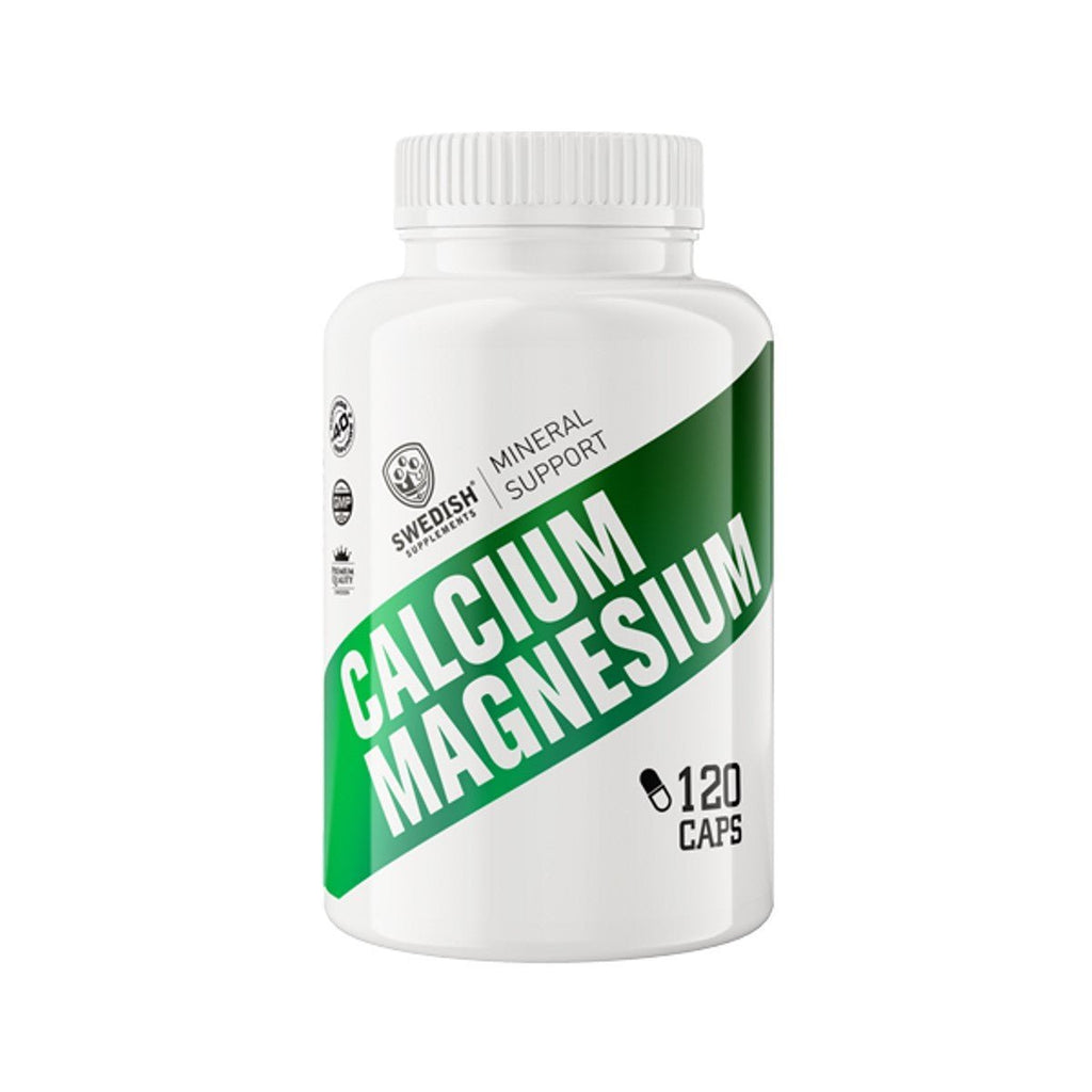 Swedish Supplements Calcium Magnesium 120 kapsler-Highwhey.no