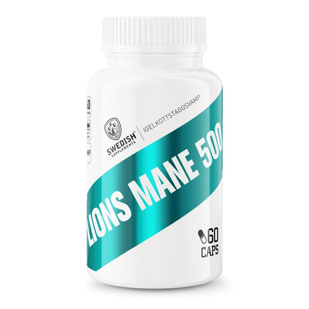Swedish Supplements Lions Mane 500 mg 60 kapsler-Highwhey.no