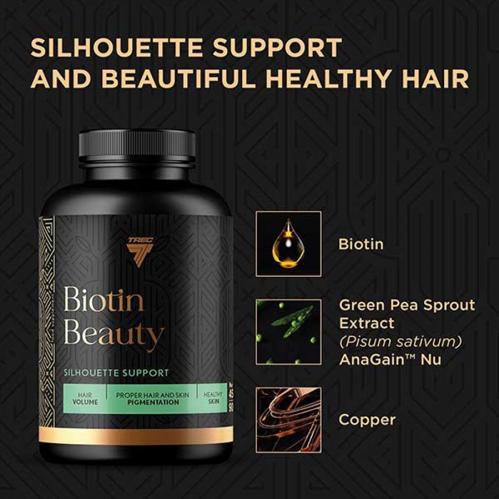 Trec Beauty Line Biotin Beauty 90 kapsler-Highwhey.no