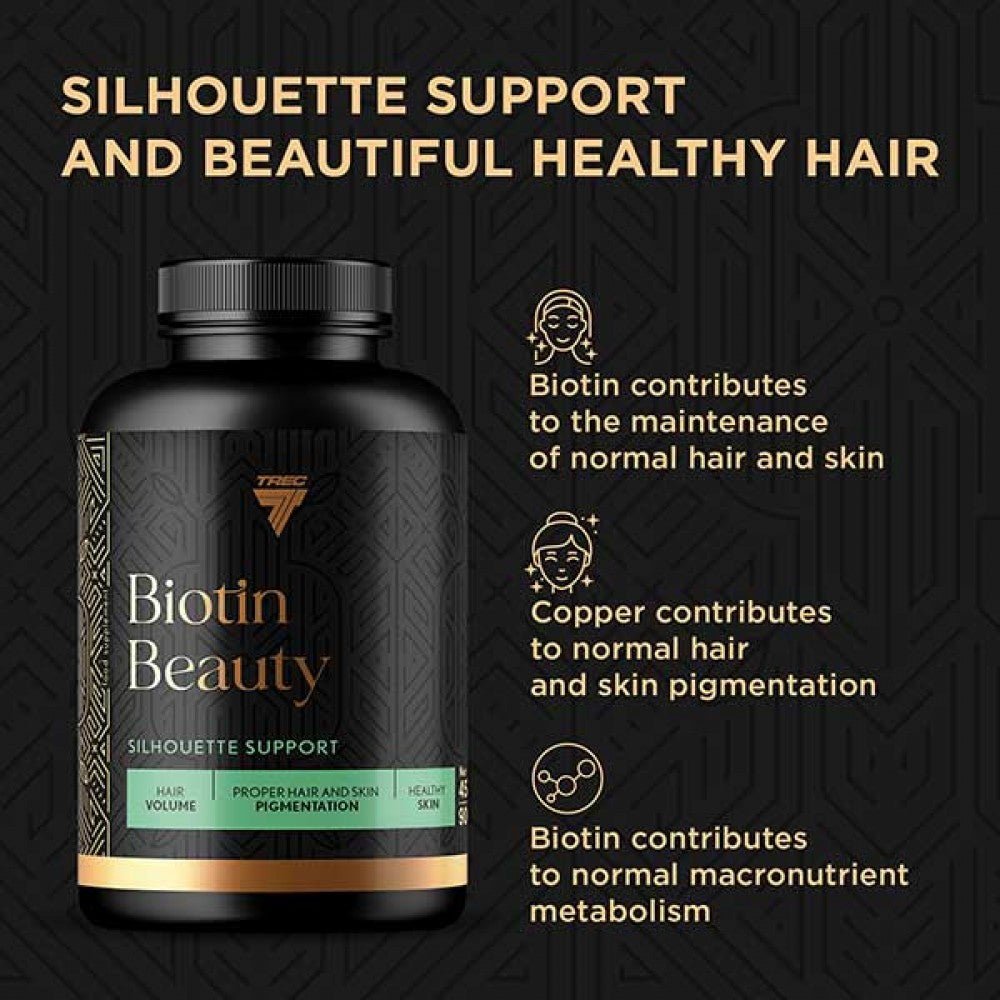 Trec Beauty Line Biotin Beauty 90 kapsler-Highwhey.no