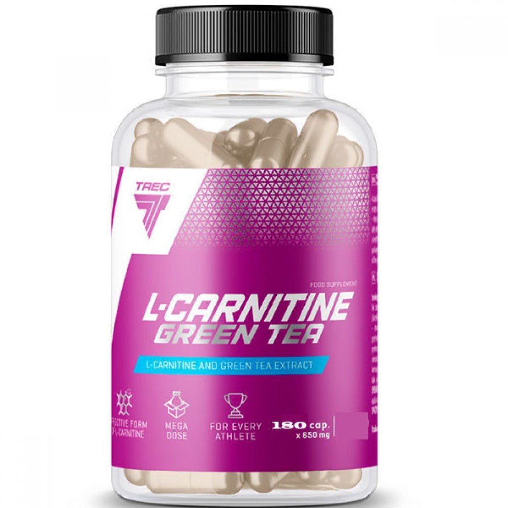 Trec Nutrition L-Carnitine Green Tea 180 kapsler-Highwhey.no